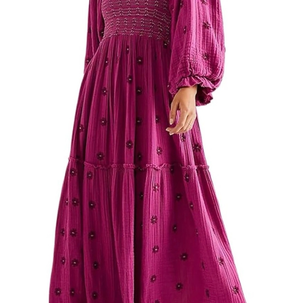 NWOT Amazon Pink Maxi Dress size S